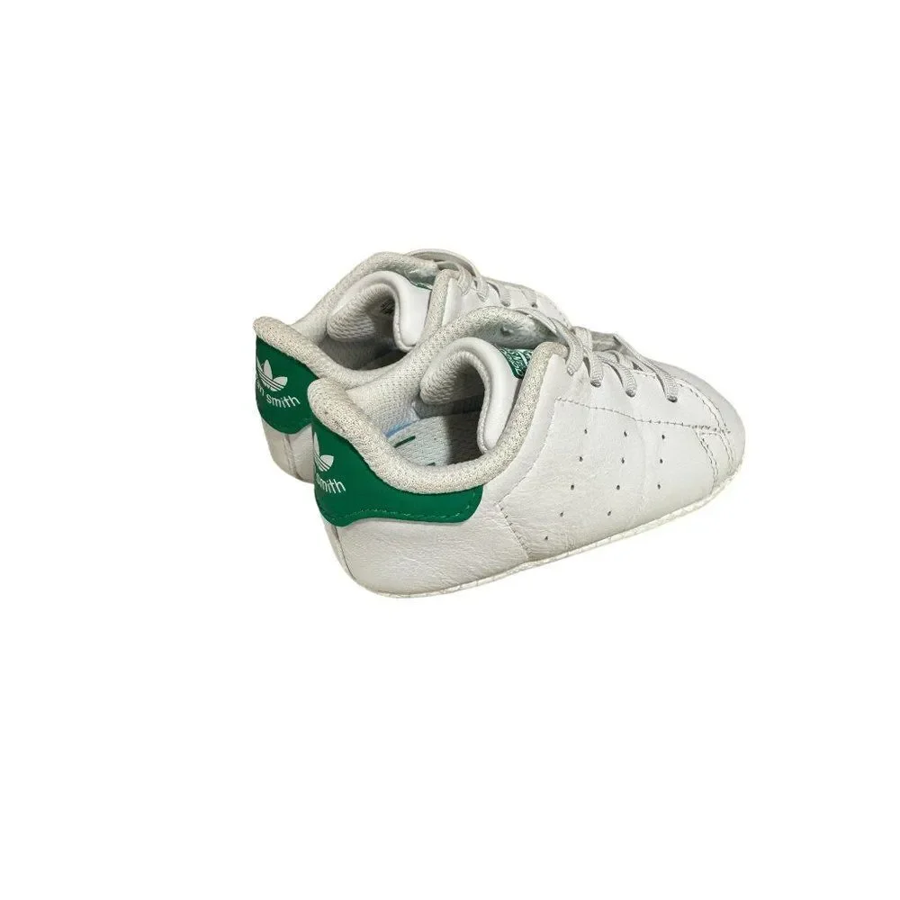 Adidas Toddler White And Green Stan Smith Sz 3 Toddler